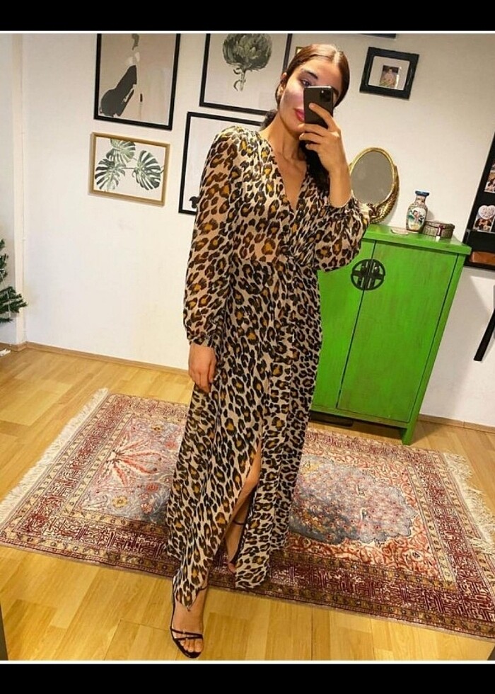 Zara marka şık elbise - Görsel 3