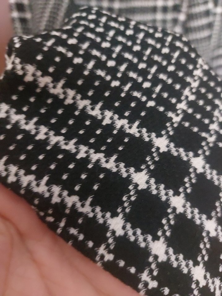 Tokalı Gri Ekose Midi Kadın Pantolon - Görsel 4