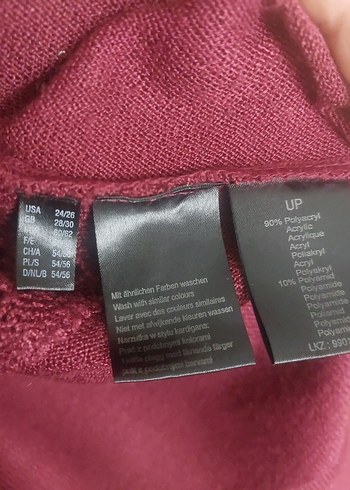 Bordo Bohem Salaş Kadın Hırka - Görsel 6