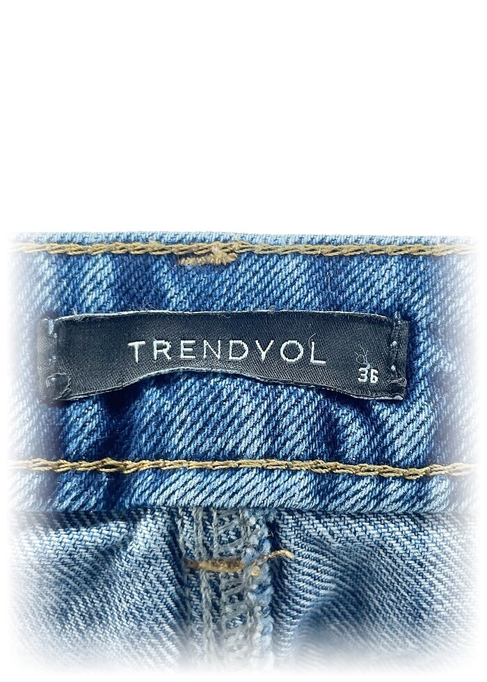 Trendyol & Milla Jean / Kot Şort %70 İndirimli. - Görsel 3