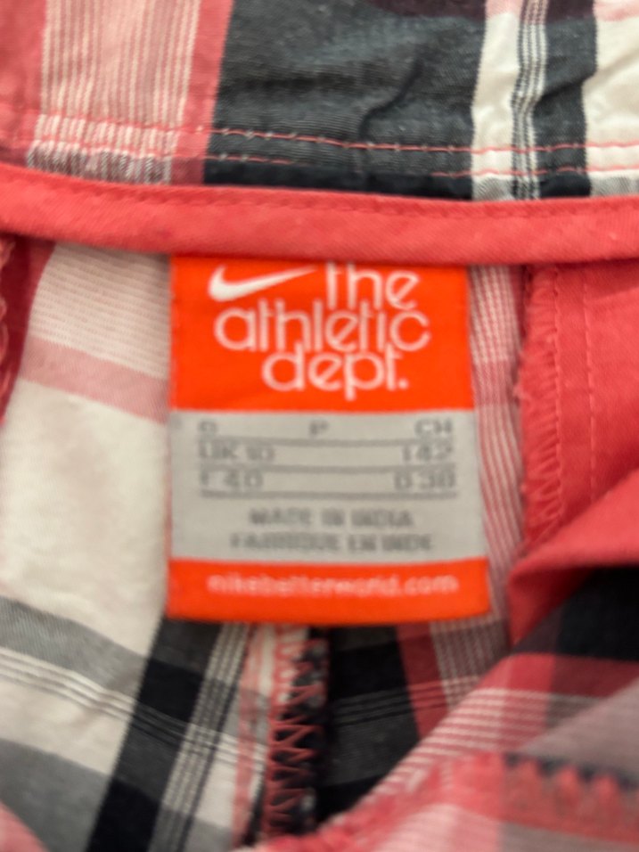 Pembe Ekose Kemerli Mini Bermuda Şort - Görsel 3