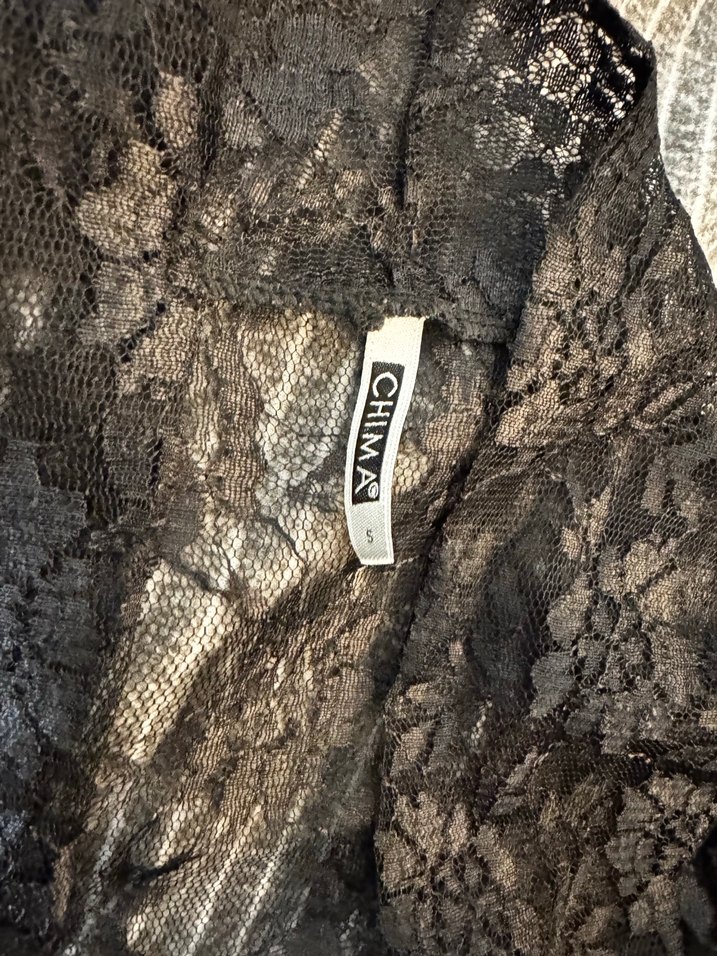 Siyah Dantel Bolero - Görsel 2