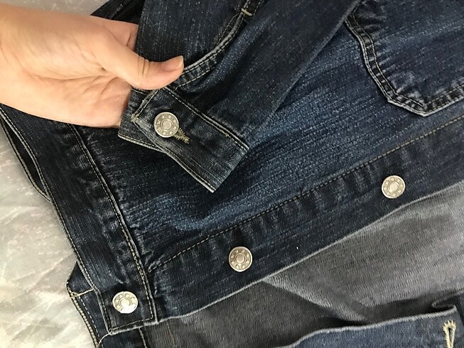 s Beden lacivert Renk Yurt dışı kot ceket