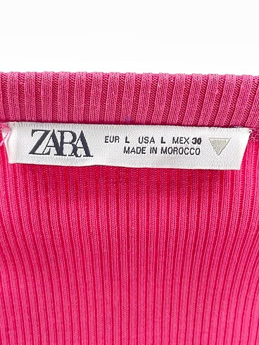 l Beden pembe Renk Zara T-shirt %70 İndirimli.