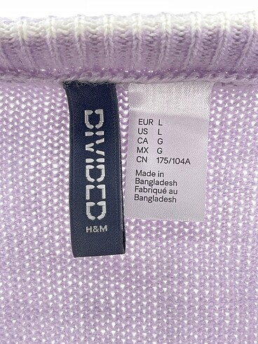 l Beden mor Renk H&M Kazak / Triko %70 İndirimli.
