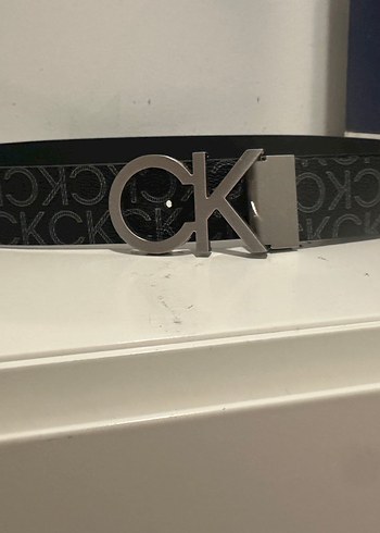 Calvin Klein Ck Monogramli Siyah Kemer