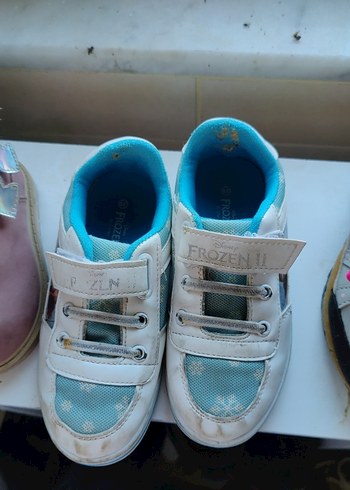 Beyaz Kız Çocuk Spor Ayakkabı Velcro - Görsel 5