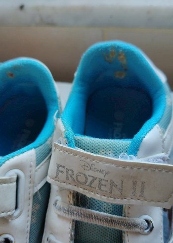 Beyaz Kız Çocuk Spor Ayakkabı Velcro - Görsel 4