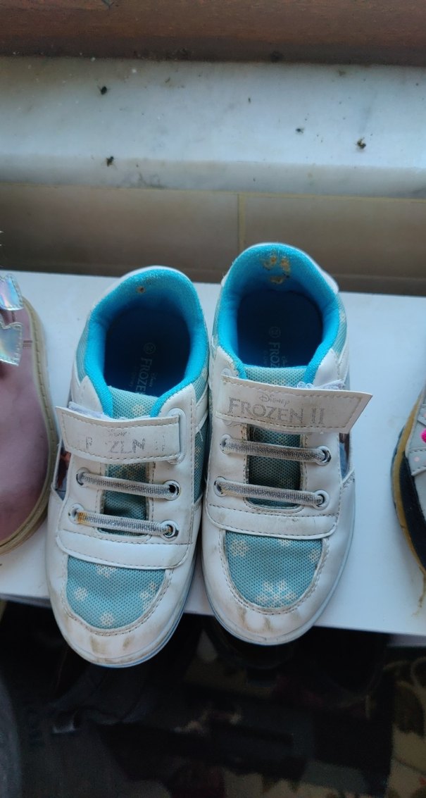 Beyaz Kız Çocuk Spor Ayakkabı Velcro - Görsel 5