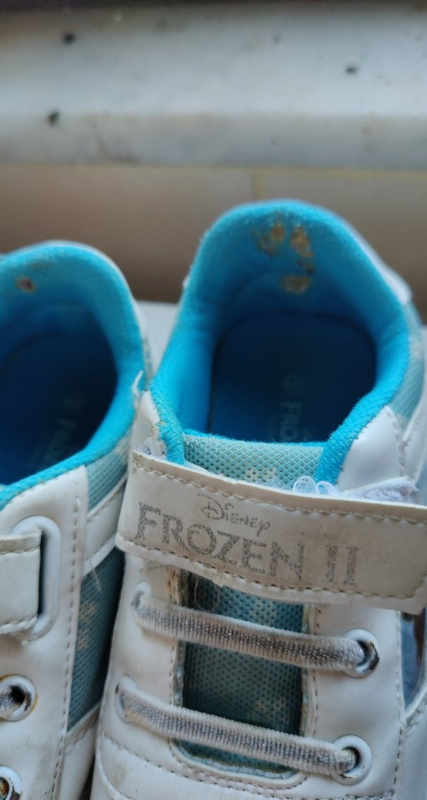 Beyaz Kız Çocuk Spor Ayakkabı Velcro - Görsel 4