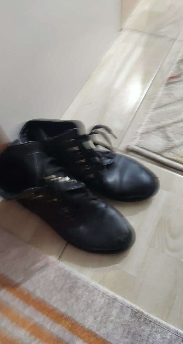 Siyah Deri Kemerli Blok Topuklu Kadın Bot - Görsel 4