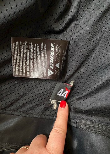 Kadın Siyah Deri Biker Ceket Dainesse - Görsel 2