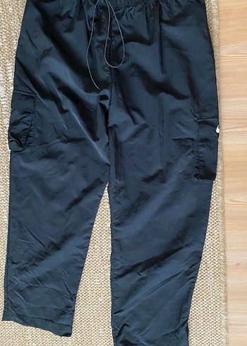 Nike Siyah Bol Kesim Kemerli kadın Pantolon - Görsel 5