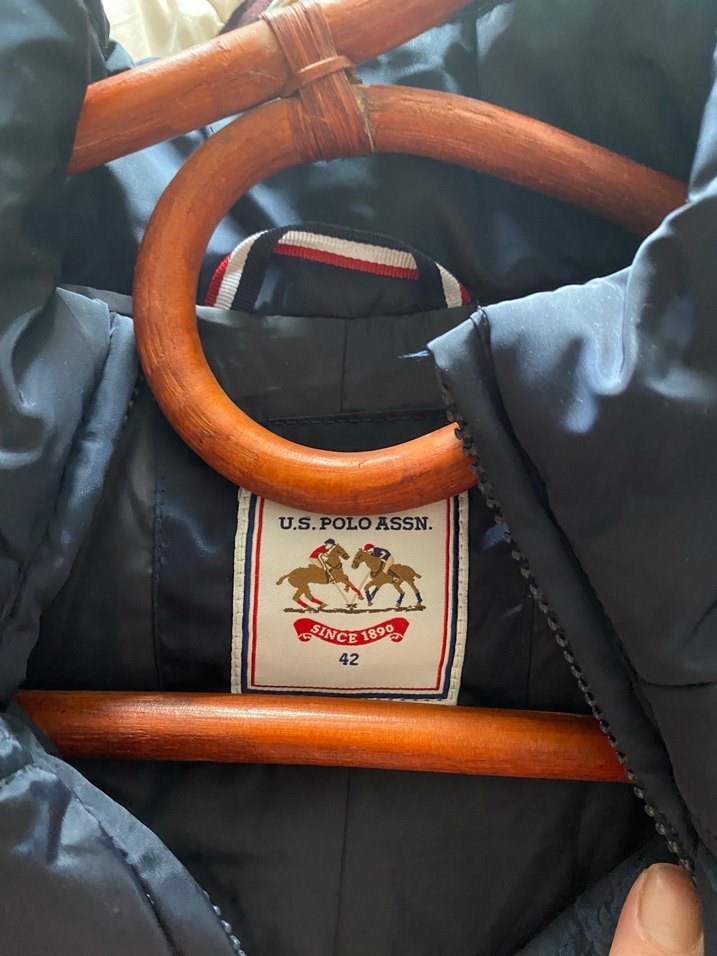 Us Polo Mavi Fermuarlı Kadın Ceket - Görsel 4