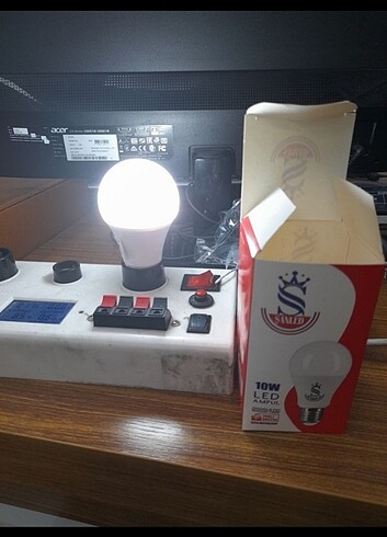  Beden beyaz Renk ŞANLED AYDINLATMA 10W LED AMPUL