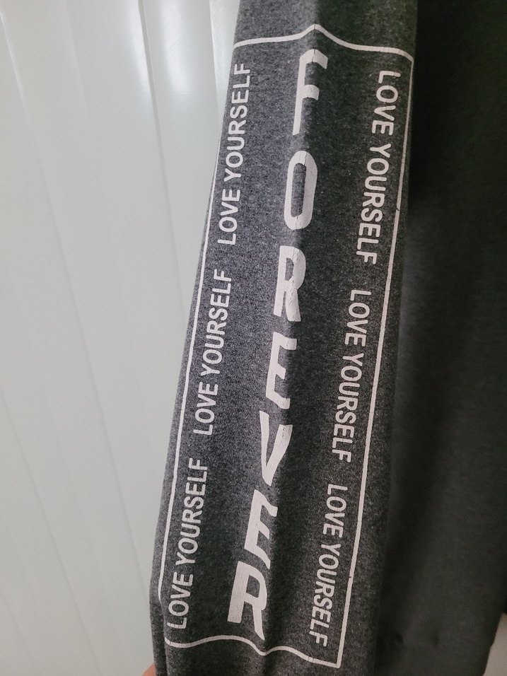 Gri Kapüşonlu Uzun Kollu Sweatshirt - Görsel 3