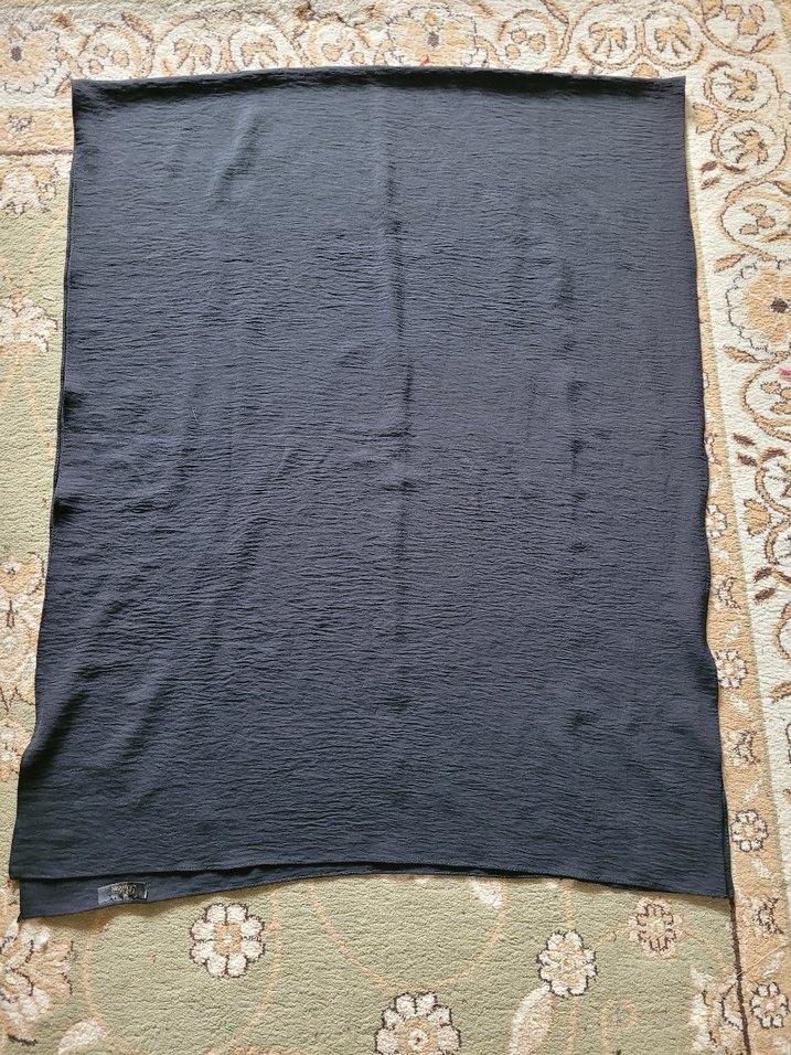 Aerobin kumaş siyah şal - Görsel 2
