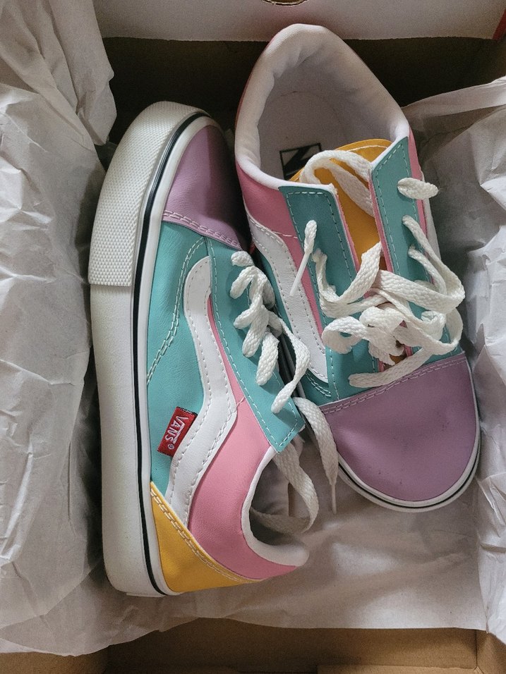 Bağcıklı Pastel Renkli Kadın Spor Ayakkabı - Görsel 3