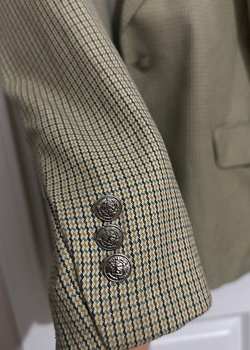 Düğmeli Kahverengi Midi Erkek Ceket - Görsel 3