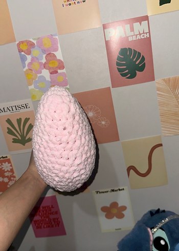 Pembe Peluş Oyuncak Kalp Yastık - Görsel 3