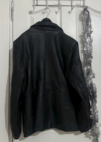 Kadın Siyah Deri ceket - Görsel 5
