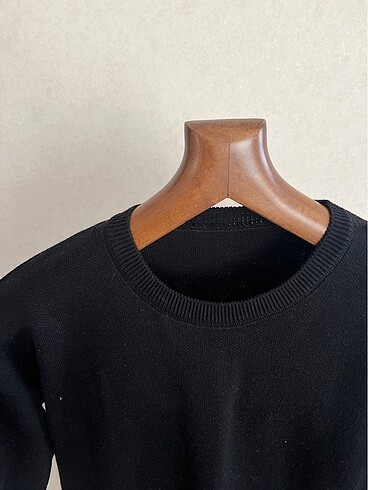 Uzun siyah kazak - Görsel 2