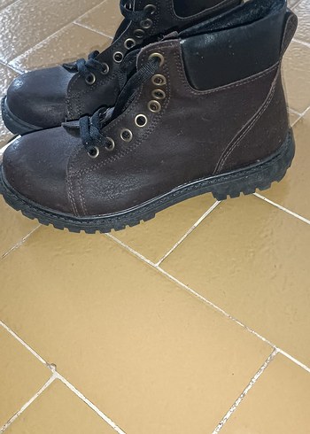 Diğer Koyu Kahverengi Deri Bagcikli Bot