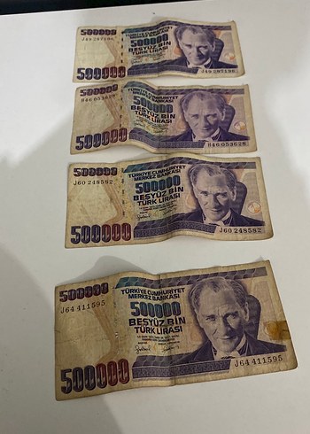 Altın Renk Türk Parası Seti