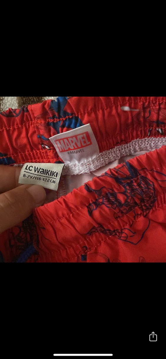 Örümcek adam çocuk deniz şort - Görsel 2