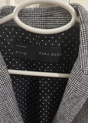 Kadın Gri Düğmeli Blazer Ceket - Görsel 4