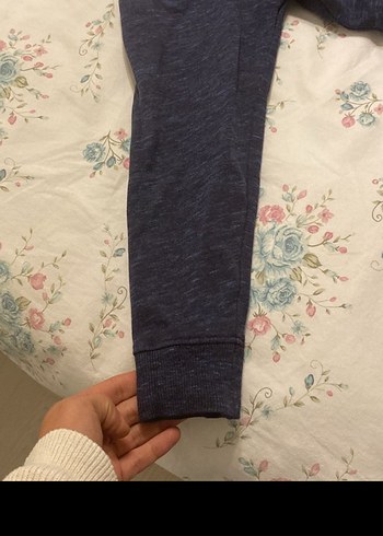 Kapüşonlu Mavi çocuk Sweatshirt - Görsel 3