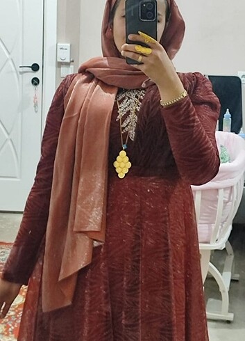 Simli taşlı abiye