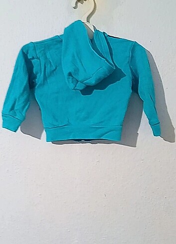 0+9ay kapşonlu fermuarlı cepli yazlık ceket