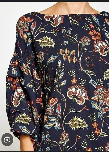 Koton Çiçekli Bluz - Görsel 5