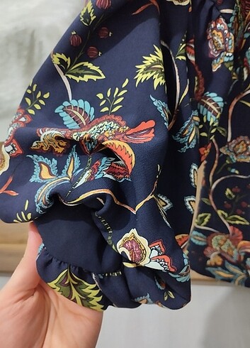 Koton Çiçekli Bluz - Görsel 7