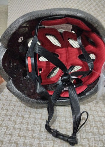 Beyaz Gri Bisiklet Kaskı - Görsel 5