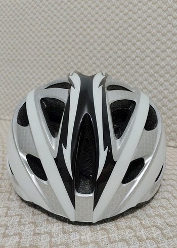 Beyaz Gri Bisiklet Kaskı - Görsel 2