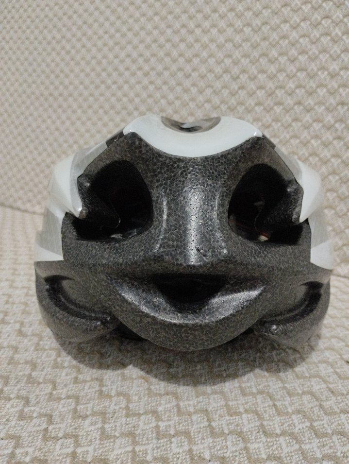 Beyaz Gri Bisiklet Kaskı - Görsel 4