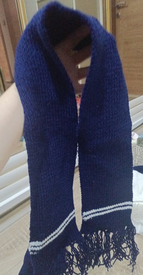 Erkek Çocuk Lacivert Ponponlu Bere ve Atkı Seti - Görsel 2