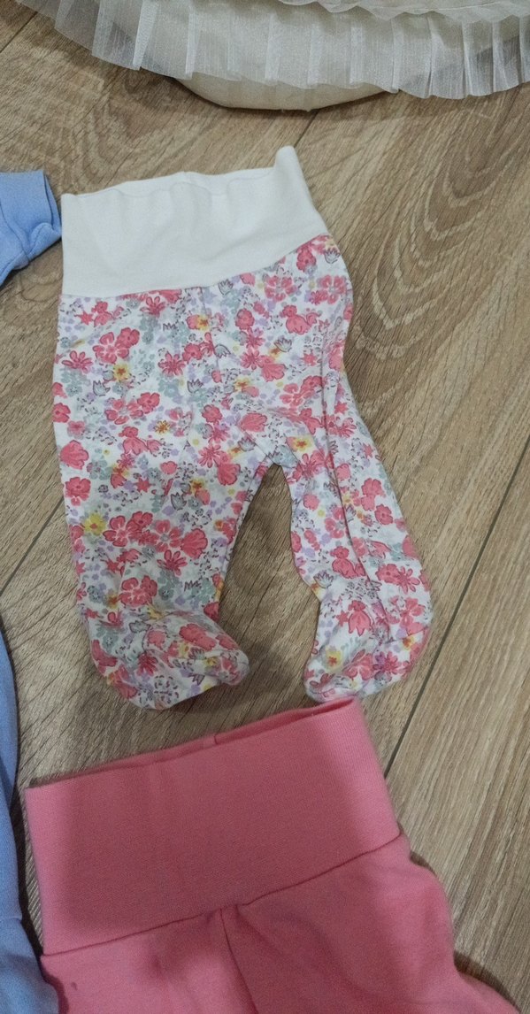 Nakışlı, uzun kollu, örme bebek kız tulum seti - Görsel 3