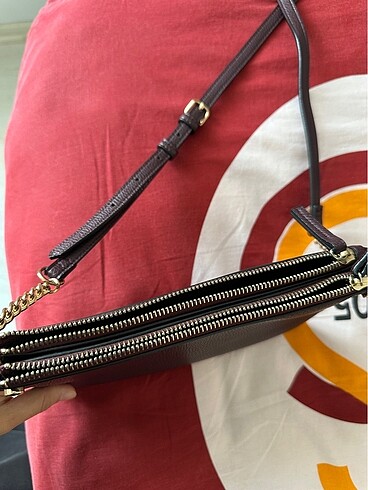 Mango Mürdüm Çanta - Görsel 5