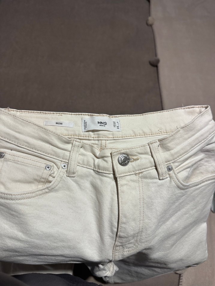 Mango Bej Kot Pantolon - Görsel 2