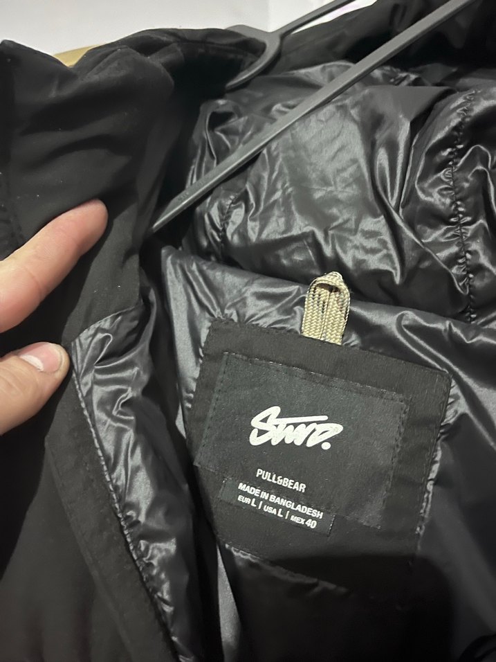 Siyah Fermuarlı erkek Kışlık Mont - Görsel 3