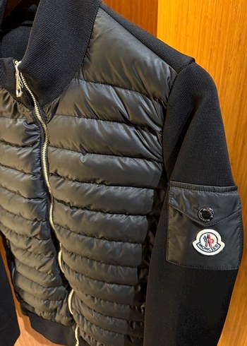 Siyah Fermuarlı Erkek Ceket moncler - Görsel 2
