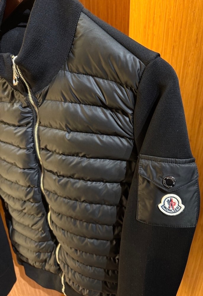 Siyah Fermuarlı Erkek Ceket moncler - Görsel 2