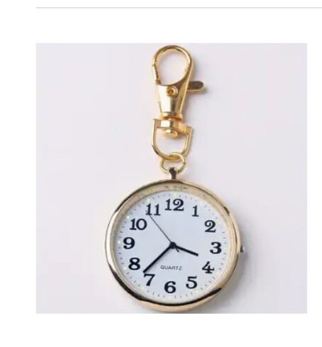 #saat #anahtarlık #charm #çanta #küpesi #çelik #gold Amerika mac