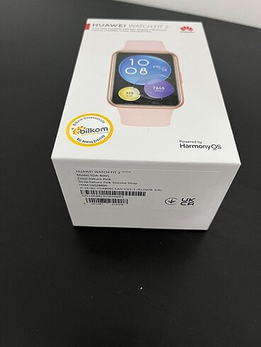 Pembe Huawei watch fit 2