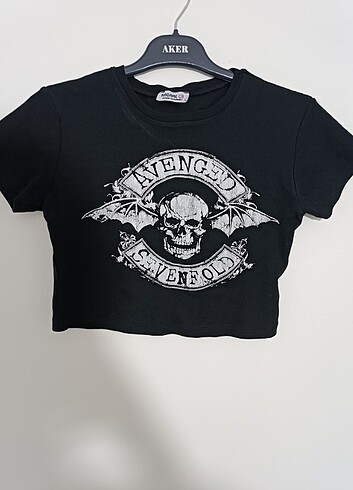 Diğer Grunge crop top