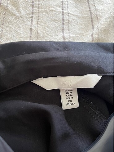 m Beden H&M marka saten elbise