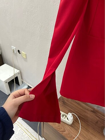 s Beden kırmızı Renk Kırmızı kısa elbise